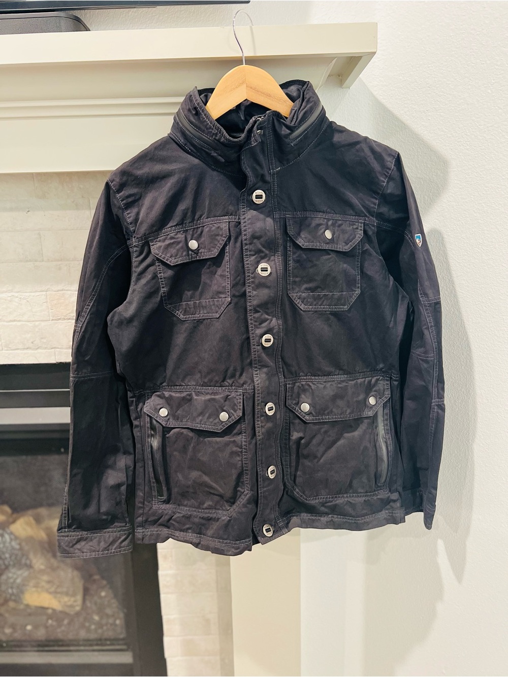 Kuhl Men's Black Military Field Jacketkü Men’s Black Militsry Field Jacket
